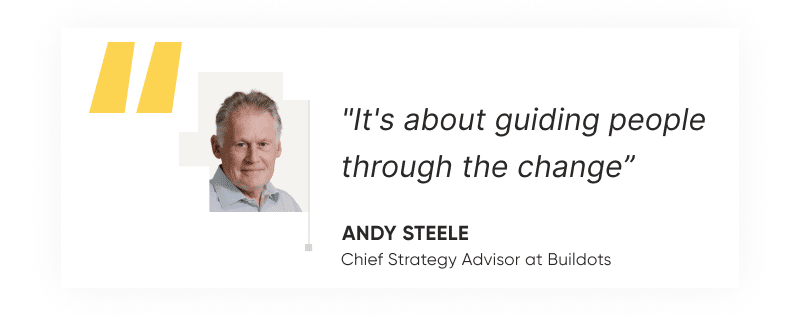 Strategies for construction industry leaders - Quote from Andy Steele