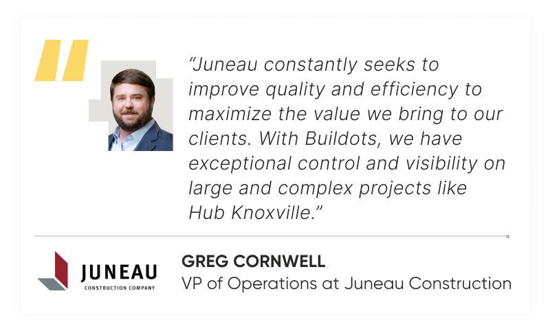 Greg Cornwell, VP of Operations at Juneau Construction 