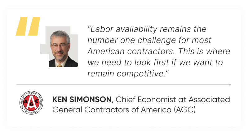 Ken Simonson, Chief Economist at AGC