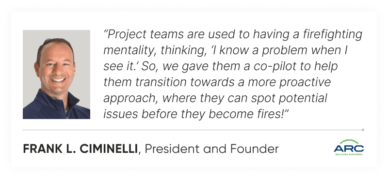 Frank Ciminelli, President & CEO at Arc Building Partners