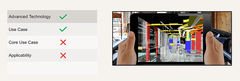 Augmented reality on projects