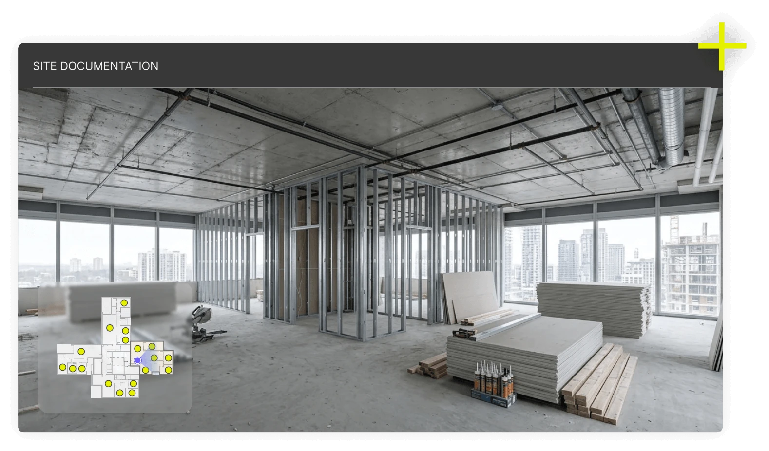 Construction site documentation